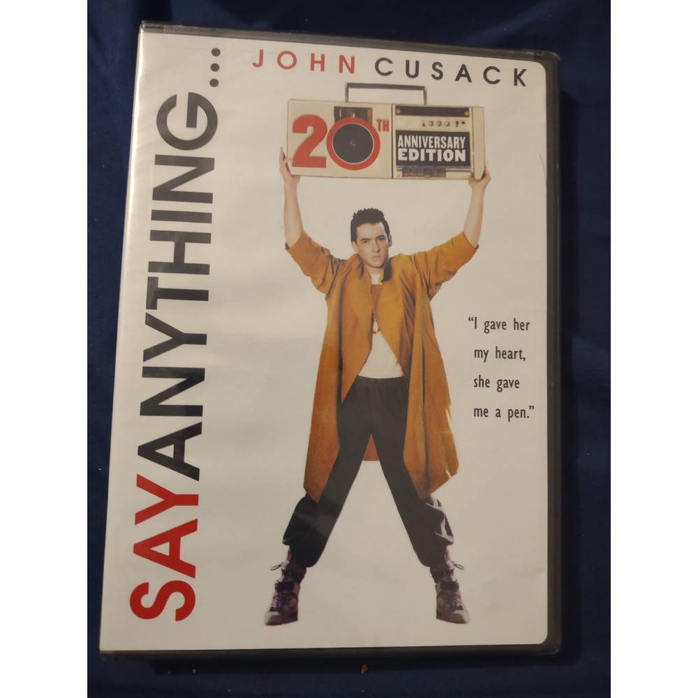 Say Anything 20th Anniversary Edition DVD John Cusack Cameron Crowe 1989 Movie